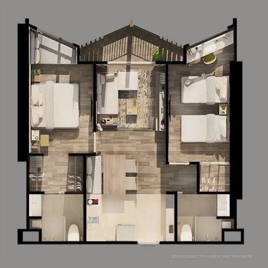 รูป Triple Y Residence | MRT Samyan ( ห้องว่าง ) - รูปที่ 7/8