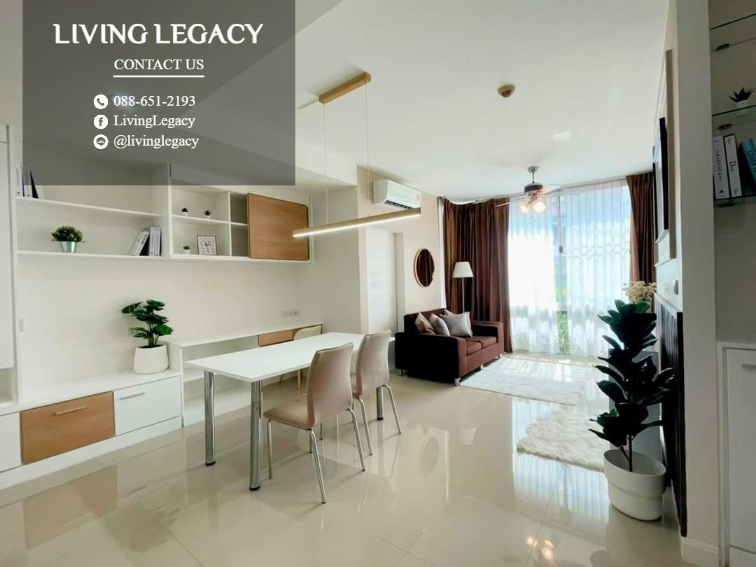 picture SLGAXI Condo For Rent The IRIS Rama 9 - Srinakarin 48 Sq.M. Floor 1 Building C line id : @livinglegacy - 5/10