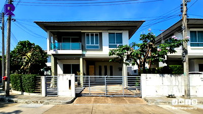บ้านเดี่ยว เมืองปทุมธานี ปทุมธานี : ขายบ้านเดี่ยว ฮาบิเทีย บอนด์ ราชพฤกษ์ หลังมุม ราคาถูก พร้อมอยู่ (SH018)