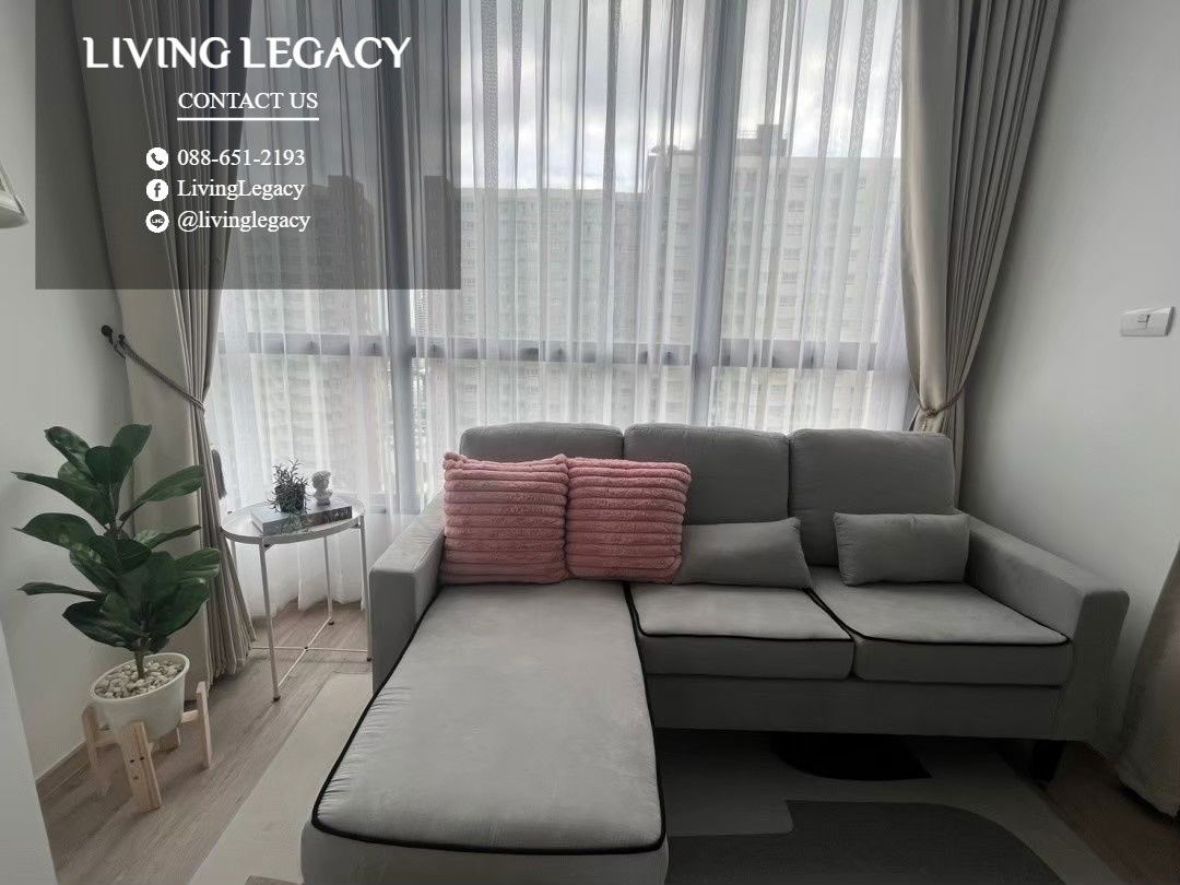 picture SR3P1U Condo For Rent The Rich Rama 9 - Srinakarin 28 Sq.M. Floor 16 line id : @livinglegacy - 7/10