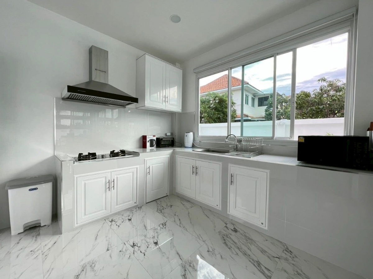 รูป 🏡 บ้านสวยสไตล์ Modern Minimal ให้เช่า | เงียบสงบ ร่มรื่น ใกล้สุวรรณภูมิ สามารถทำAIRBNBได้ - รูปที่ 6/20