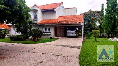 เช่าบ้านเดี่ยว สถาบันเทคโนโลยีไทย-ญี่ปุ่น : 🔼🔽 AccomA 📩 Pet friendly 3 BR House @UEA Suk Village (AA44328)