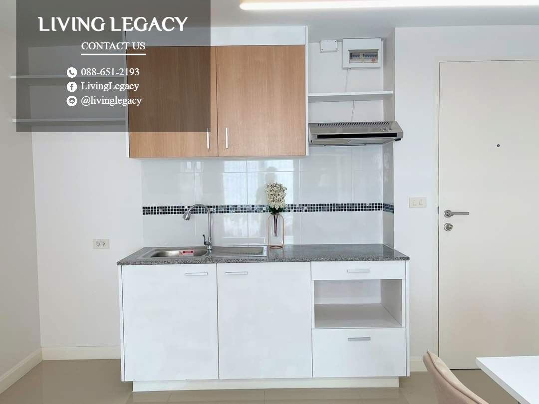 picture SLGAXI Condo For Rent The IRIS Rama 9 - Srinakarin 48 Sq.M. Floor 1 Building C line id : @livinglegacy - 6/10