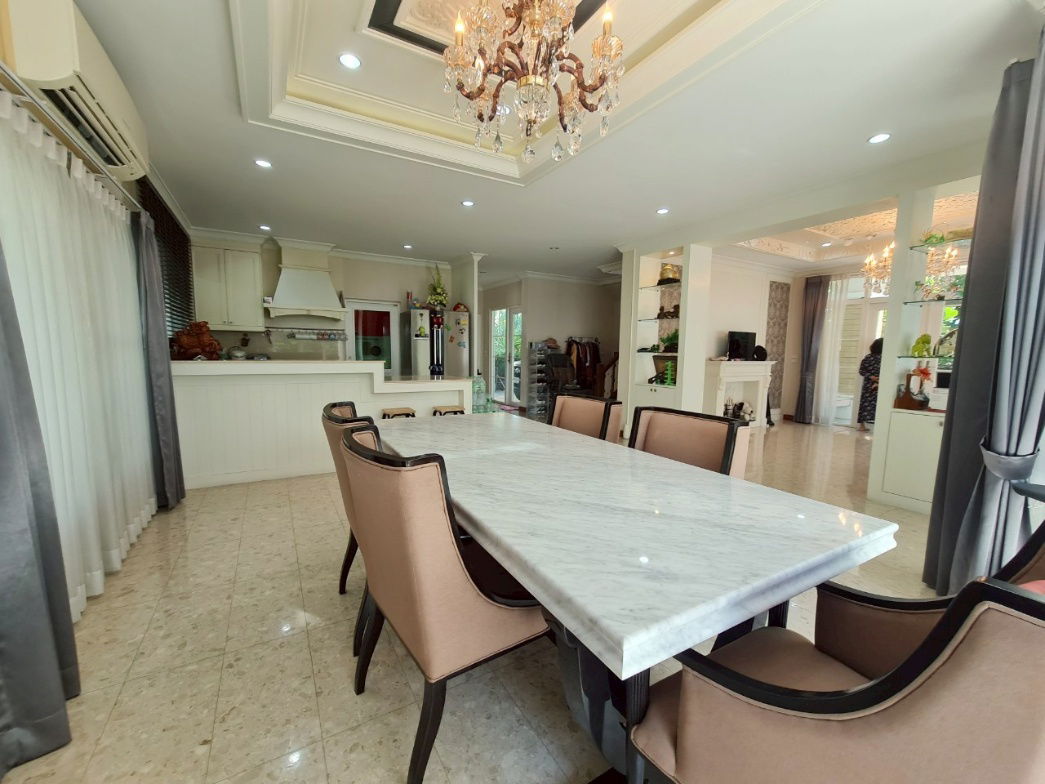 picture Luxury Detached House for Sale in the Prestigious Laddarom Ratchaphruek - Rattanathibet 2 Project,  Move-in Ready - 4/14