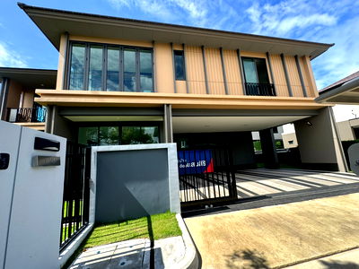 Houses for sale วิทยาลัยเทคนิคราชสิทธาราม : New house for sale! 🏠 Single house for sale, Akara, 299 sq m., Burasiri Rama 2 project, house number 8/145, special price.