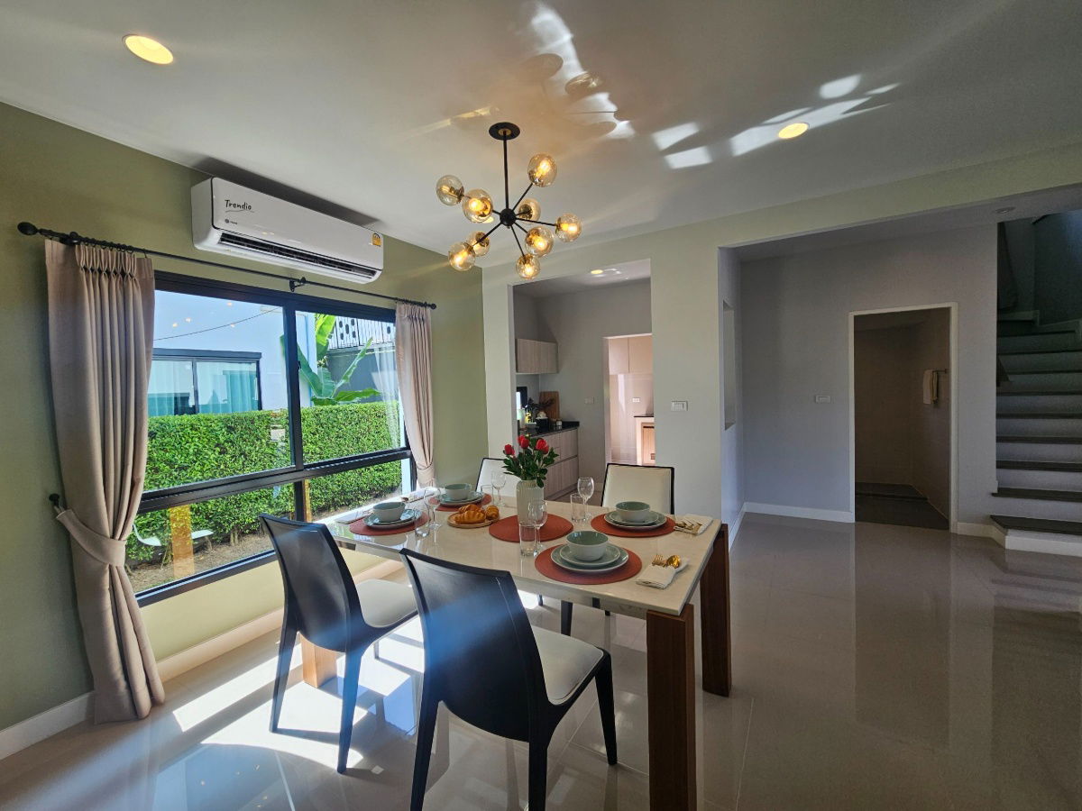 picture What you see is what you get! Fully furnished, ready for loan approval. 4 bedrooms 🏡📍 Just steps from BTS Khu Khot, right on Lamlukka Road. - 6/29