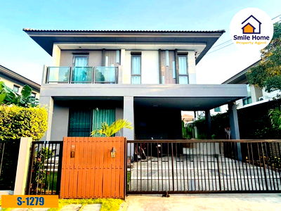 บ้านเดี่ยว นิคมอัญธานี (เจมโมโปลิส) : ขายบ้านเดี่ยว บุราสิริ วงแหวน-อ่อนนุช สมุทรปราการ