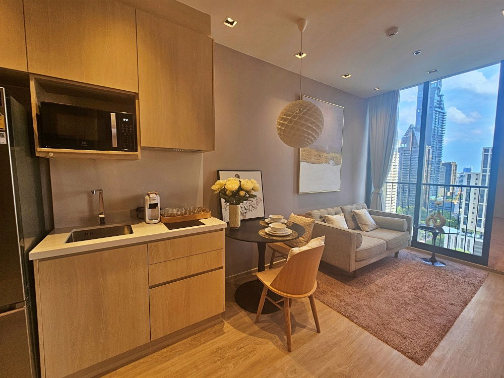 picture 📲Line ID @556ryccg 🌳30 sqm 1 Bedroom Floor 19 Noble State39, Sukhumvit39 Fully furnished near BTS Phrom Phong, EmQuartier, Benchasiri Park - 3/15