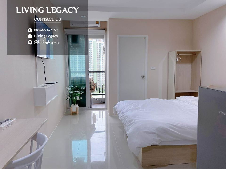 รูป SK1Z61 ให้เช่าคอนโด Asakan Place Srinakarindra 24 ตร.ม. ชั้น 13 line id : @livinglegacy - รูปที่ 12/15