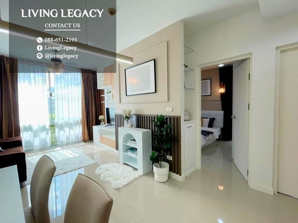 picture SLGAXI Condo For Rent The IRIS Rama 9 - Srinakarin 48 Sq.M. Floor 1 Building C line id : @livinglegacy - 7/10