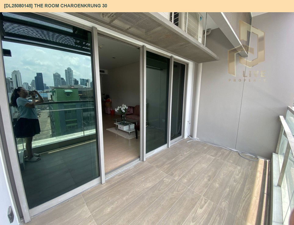 รูป MDL25080145 ให้เช่าคอนโด เดอะ รูม เจริญกรุง 30 (The Room Charoenkrung 30) ใกล้ BTS สะพานตากสิน พร้อมเข้าอยู่ โทรด่วน 0638692663 LineID @655ebbvc - รูปที่ 9/20