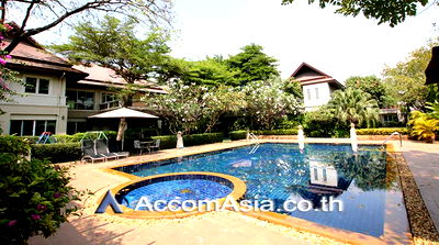 Houses for rent ดิเอ็มโพเรี่ยม : 🔼🔽 AccomA 📩 Private Swimming Pool 4 BR House @Exclusive family compound (57035)