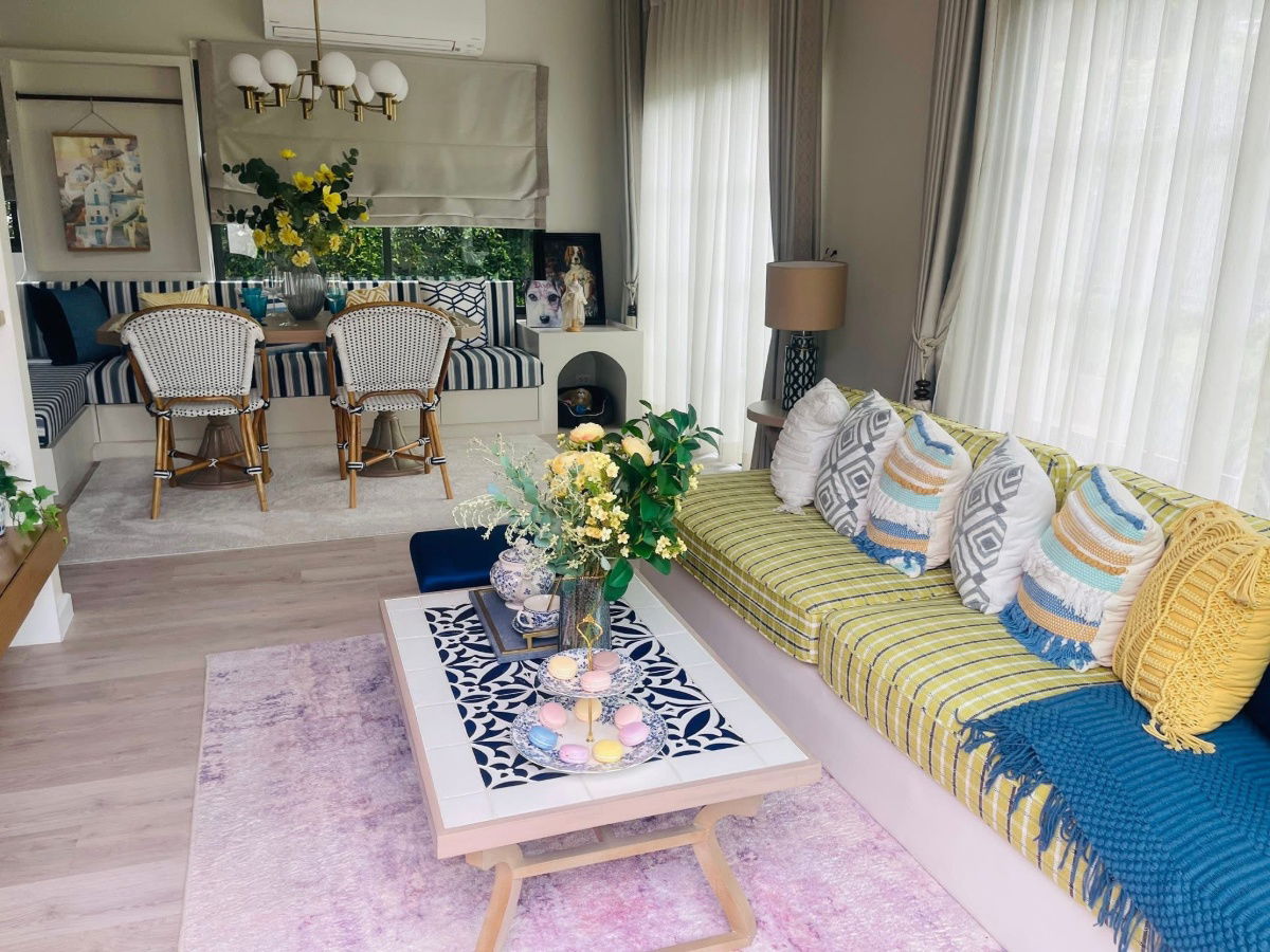 รูป 🏡  ขายบ้านตัวอย่างตกแต่งครบ พร้อมเฟอร์นิเจอร์! อณาสิริ พระราม 2 | แปลงสวยใกล้คลับเฮาส์ บ้านเลขที่ 1199/4 ราคาพิเศษสุด 🏡  - รูปที่ 2/9