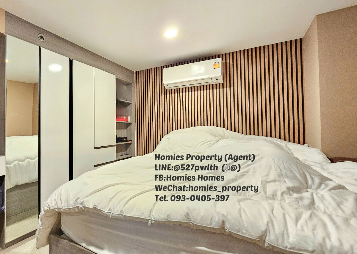 picture Duplex 34sqm. Condo Origin Plug and Play Ramkhamhaeng Triple Station, specious 360° panoramic view! - 5/16