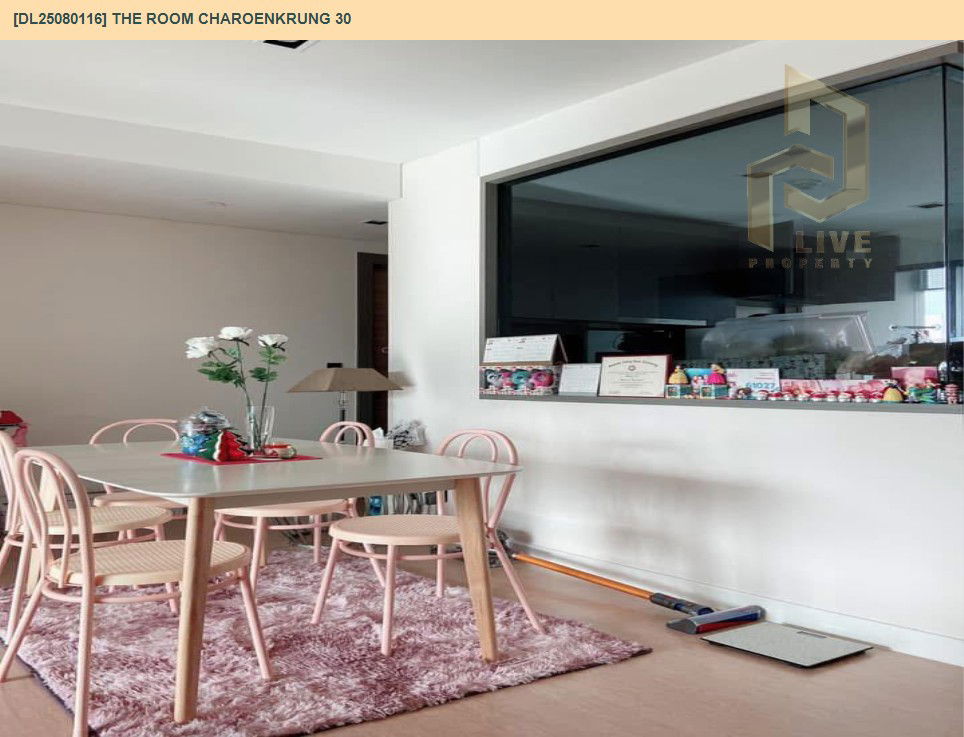 รูป MDL25080116 ให้เช่าคอนโด เดอะ รูม เจริญกรุง 30 (The Room Charoenkrung 30) ใกล้ BTS สะพานตากสิน พร้อมเข้าอยู่ โทรด่วน 0638692663 LineID @534wlwof - รูปที่ 6/6