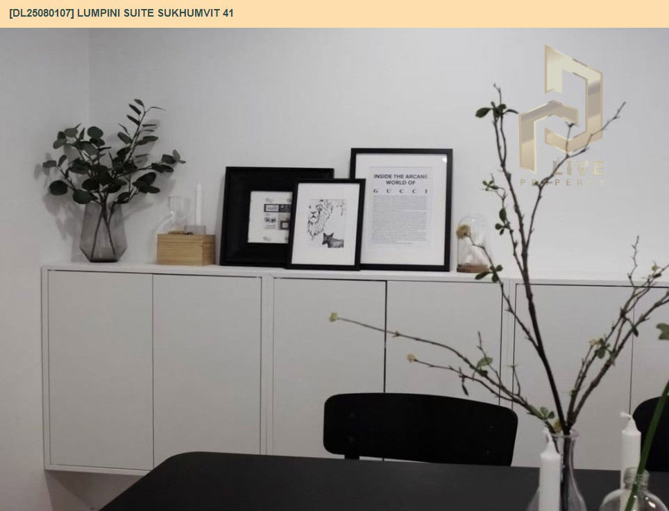 picture DL25080107 Condo for rent, Lumpini Suite Sukhumvit 41 near BTS Phrom Phong, ready to move in, call urgently 0656133286 LineID @655ebbvc - 16/16