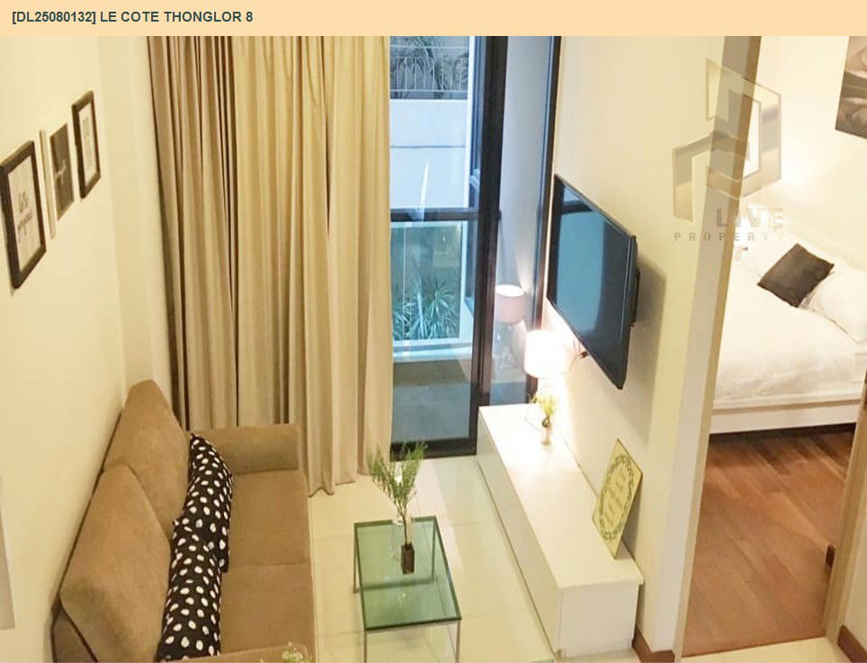 picture DL25080132 Condo for rent, Le Cote Thonglor 8 near BTS Thong Lo, ready to move in, call urgently 0656133286 LineID @655ebbvc - 10/10