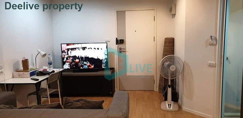 DL009125 Condo for rent, Lumpini Place Srinakarin - Huamark Station near Airport Rail Link Hua Mak, ready to move in, call urgently 0656133286 LineID @655ebbvc