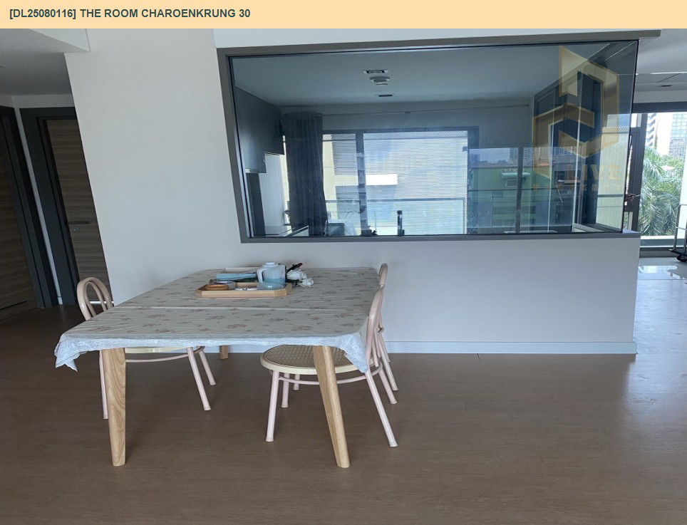รูป MDL25080116 ให้เช่าคอนโด เดอะ รูม เจริญกรุง 30 (The Room Charoenkrung 30) ใกล้ BTS สะพานตากสิน พร้อมเข้าอยู่ โทรด่วน 0638692663 LineID @534wlwof - รูปที่ 2/6