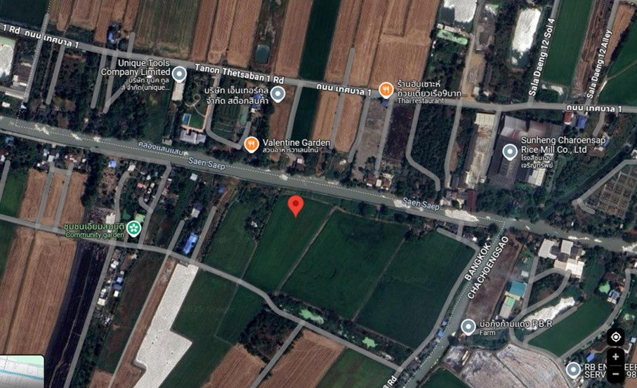 picture Sell At Nong Chok, Krathum Rai, 2 plots, next to the road, near the Aiem Sombat community, very special price - 6/7