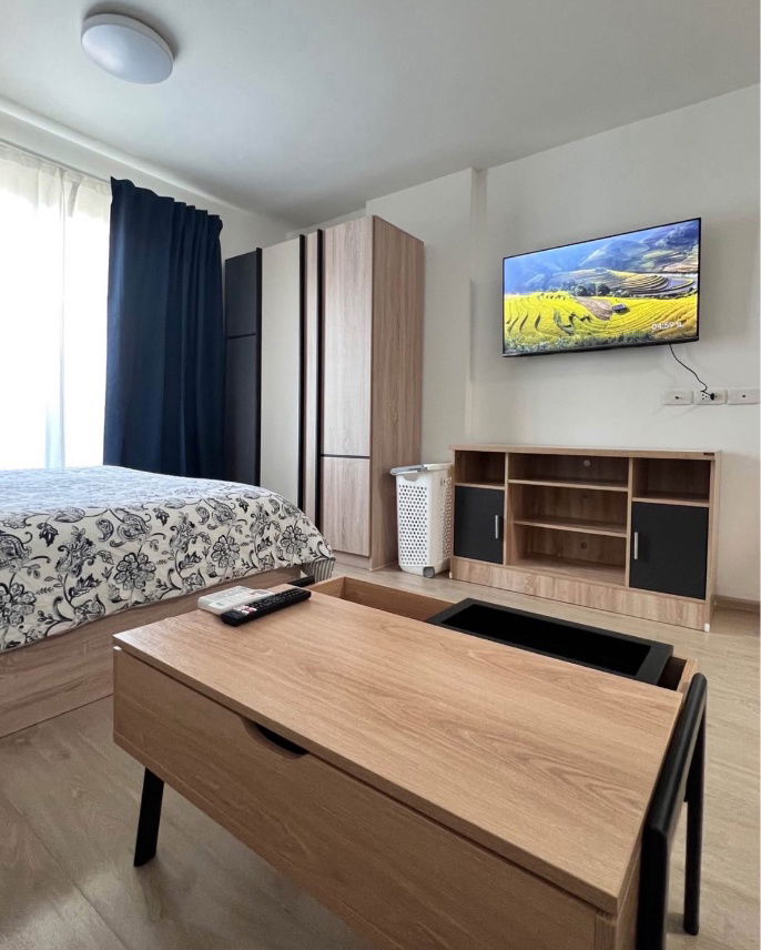 รูป ให้เช่า 𝗘𝗹𝗶𝗼 𝗗𝗲𝗹 𝗥𝗮𝘆 𝗦𝘂𝗸𝗵𝘂𝗺𝘃𝗶𝘁 𝟲𝟰 🏡 เฟอร์ครบ พร้อมอยู่‼️#ตอบแชทไว 🔥🔥 รหัส B227 - รูปที่ 2/5