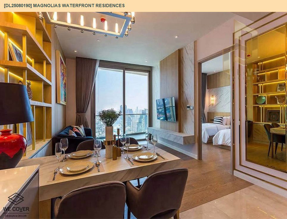 picture MDL25080190 Condo for rent, Magnolias Waterfront Residences near BTS Saphan Taksin, ready to move in, call urgently 0656133286 LineID @534wlwof - 5/7