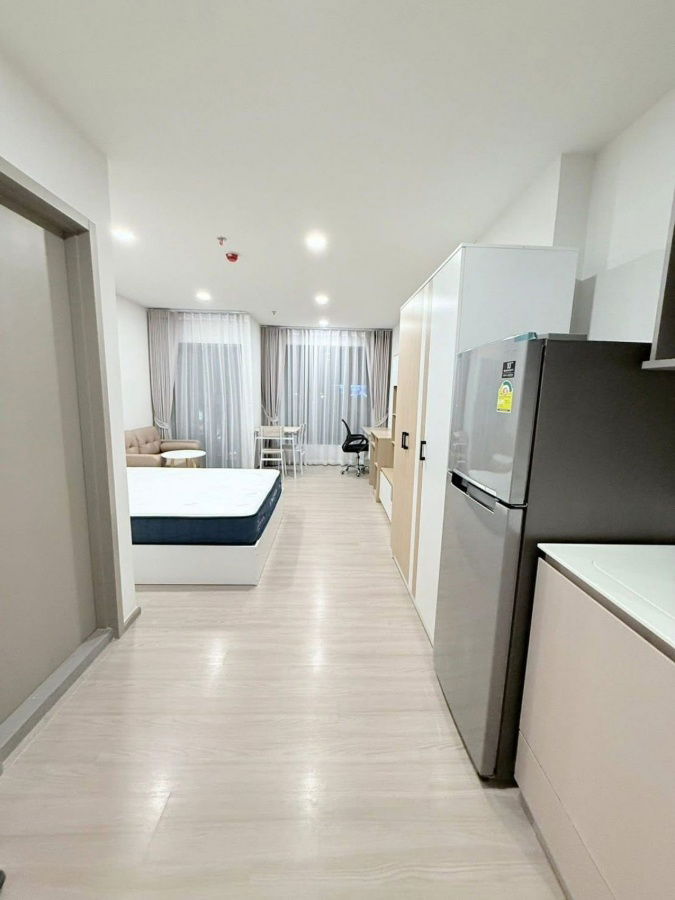 picture ✨ Washing machine included. Aspire Sukhumvit - Rama 4 Condo, 27 sq m, 9th floor, only 15,000 baht. 🏡💖 - 6/10