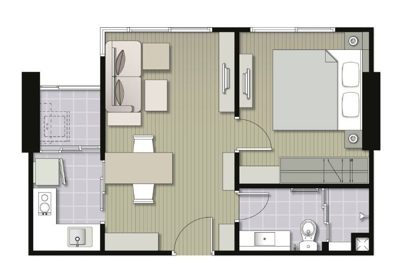 รูป WS2021 🌆 ให้เช่า U Delight Residence พัฒนาการ–ทองหล่อ เพียง 15,000 บาท/เดือน - รูปที่ 6/6