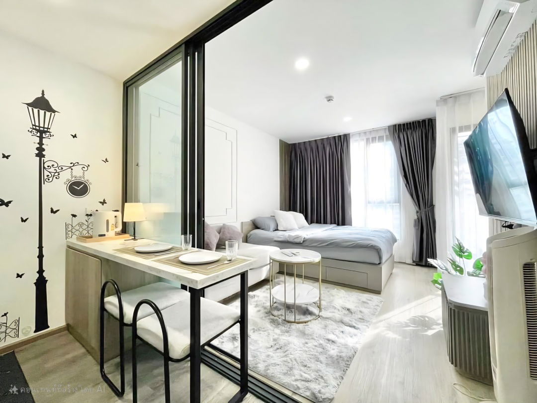 รูป เช่าด่วน!! ราคาดี แต่งสวยมาก Oneder Kaset Condo - รูปที่ 2/8