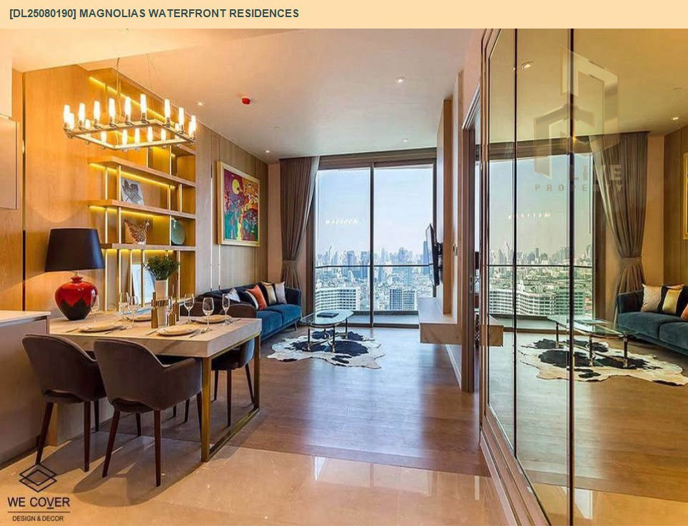 picture MDL25080190 Condo for rent, Magnolias Waterfront Residences near BTS Saphan Taksin, ready to move in, call urgently 0656133286 LineID @534wlwof - 2/7