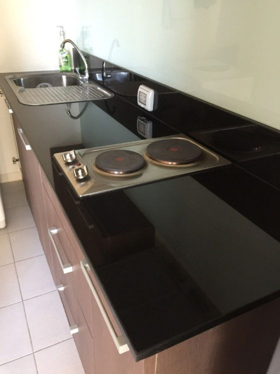 picture ✨ Washing machine included. Chewathai Ratchaprarop Condo, 1 bedroom, 35 sq m, 16th floor, only 14,000 baht. 🏡💖 - 6/7