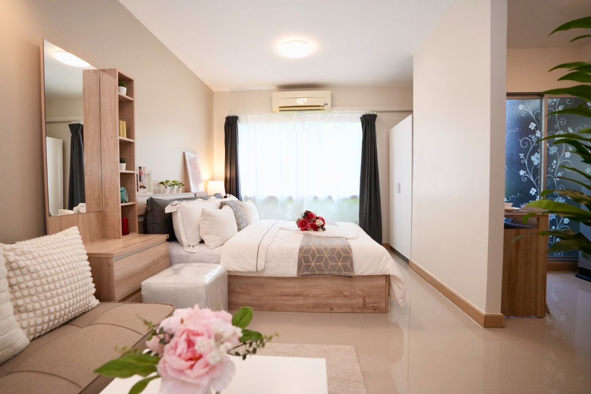 รูป ECH250724 ปล่อยเช่า : คอนโด Plum Condo Ladprao 101 ใกล้ MRT ลาดพร้าว 101 เฟอร์เครื่องใช้ไฟฟ้าครบพร้อมอยู่ - รูปที่ 4/11