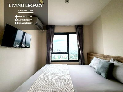 คอนโดให้เช่า : LV1Z4E0O ให้เช่าคอนโด Rich Park @ Triple Station 27 ตร.ม. ชั้น 31 line id : @livinglegacy