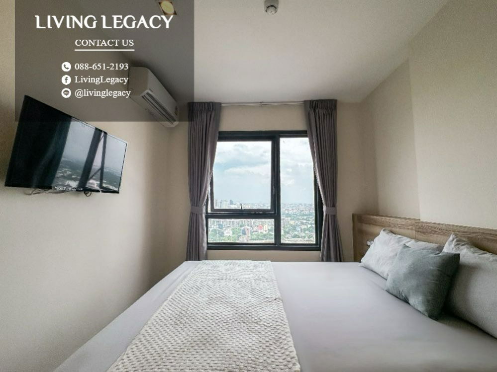 รูป LV1Z4E0O ให้เช่าคอนโด Rich Park @ Triple Station 27 ตร.ม. ชั้น 31 line id : @livinglegacy - รูปที่ 1/10
