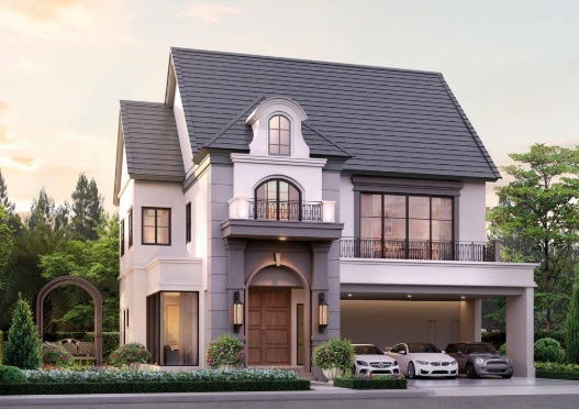 รูป ขายบ้านตัวอย่างพร้อมอยู่ โครงการ Luxury จากแสนสิริ "นาราสิริ พหล วัชรพล" - รูปที่ 2/9