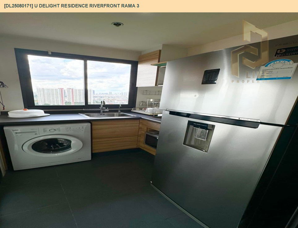 picture DL25080171 Condo for rent, U Delight Residence Riverfront Rama 3 near -, ready to move in, call urgently 0656133286 LineID @655ebbvc - 7/9