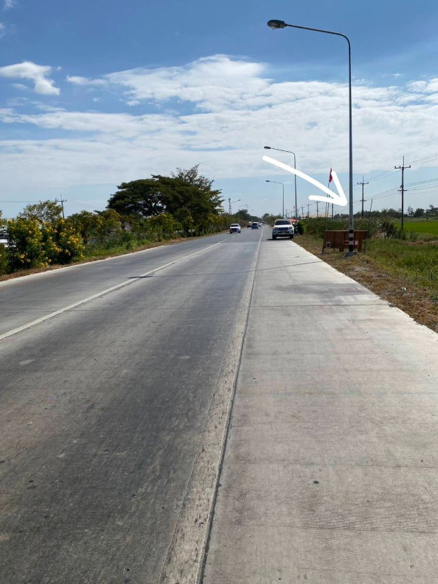 รูป ขายด่วน! ที่ดินเปล่าทำเลทอง ติดถนนใหญ่สาย 347 ปทุมธานี–บางปะหัน ใกล้นิคมฯ และโรงงานยาคูลท์ อยุธยา อ.บางปะอิน  ราคาต่อ ตร.ว. เพียง ~6,250 บาท  - รูปที่ 8/8