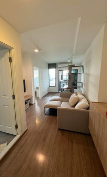 Condo for rent U Delight Residence Riverfront Rama 3 near BRT Wat Pariwat 22,000 baht Property code: RS1246