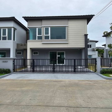 TH09 ให้เช่าบ้านแฝด บ้านใหม่ ไม่เคยเข้าอยู่ ไม่เคยปล่อยเช่า พร้อมเข้าอยู่ได้เลย โครงการ Grande Pleno Mega Bangna แกรนด์ พลีโน่ เมกา บางนา 