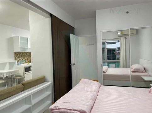 For rent condo A SPACE ASOKE-RATCHADA Building G, Floor 1,1 bed room, Room size 48.00 sqm