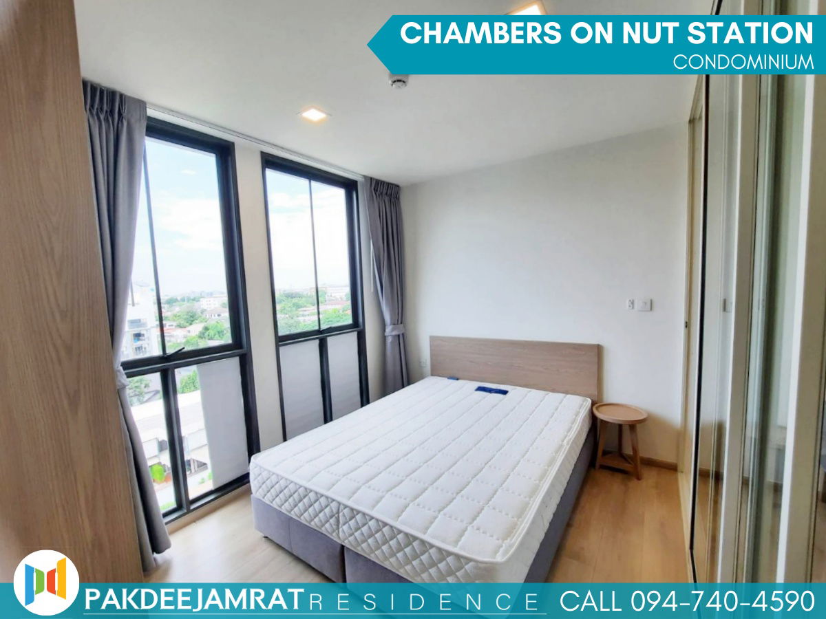 รูป 🅵🅾️🆁 🆁🅴🅽🆃  CHAMBERS On Nut Station 1 ห้องนอน 1 ห้องน้ำ  ขนาด 28 ตร.ม. 14,500 บาท / เดือน - รูปที่ 3/11