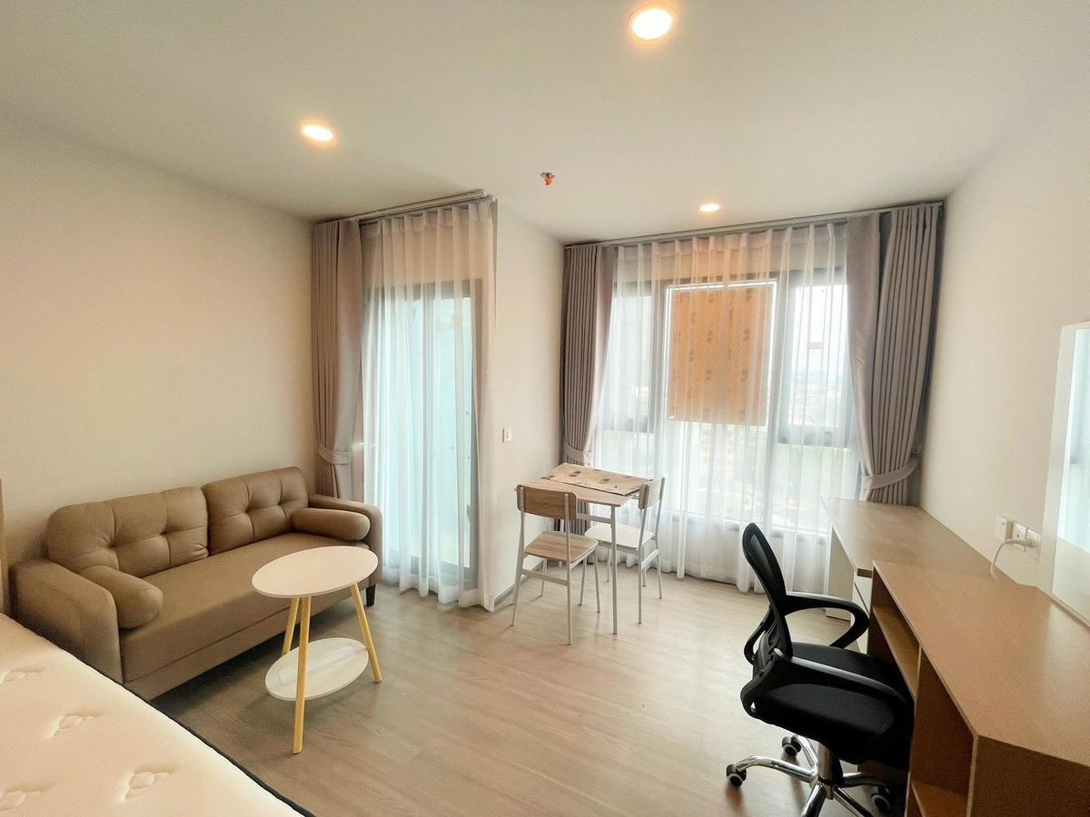 picture ✨ Washing machine included. Aspire Sukhumvit - Rama 4 Condo, 27 sq m, 9th floor, only 15,000 baht. 🏡💖 - 8/10
