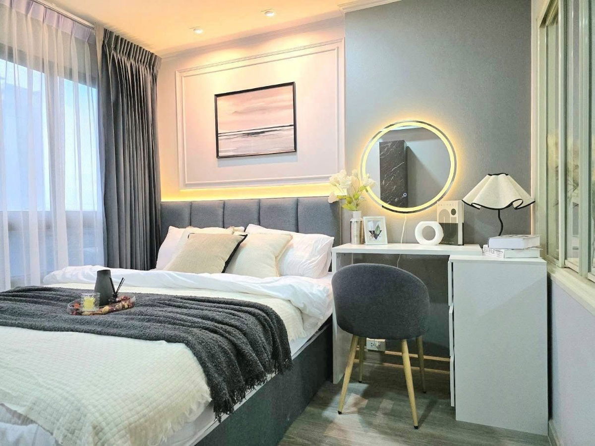 picture 🏙️ Spacious Ready-to-Move-In Condo! Lumpini Place Ratchada-Thapra, Building A, 5th Floor 🚆 Just Minutes from BTS Talat Phlu! - 1/9