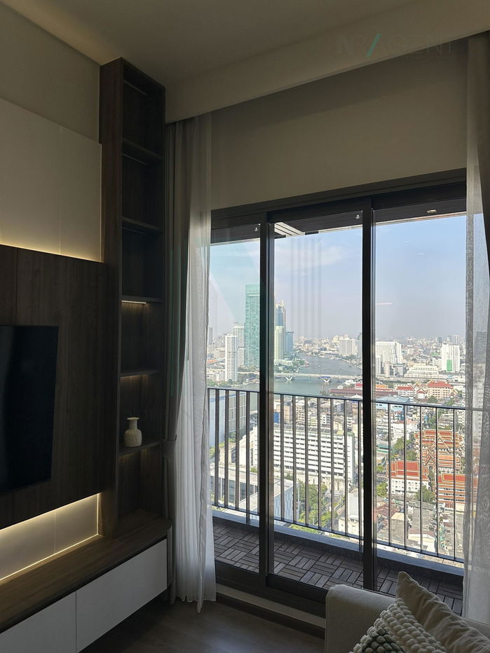 picture 🔺 For Rent Condo RHYTHM CHAROENKRUNG PAVILLION Building 1, Floor 33,1 bed room, Room size 36.00 sqm - 1/8