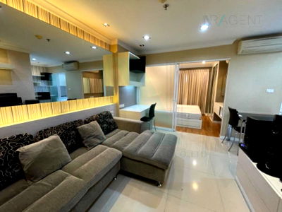 Condos for rent : For rent Lumpini Place Rama 9 - Ratchada, 1 bedroom, 22nd floor, Building B, near MRT Rama 9.