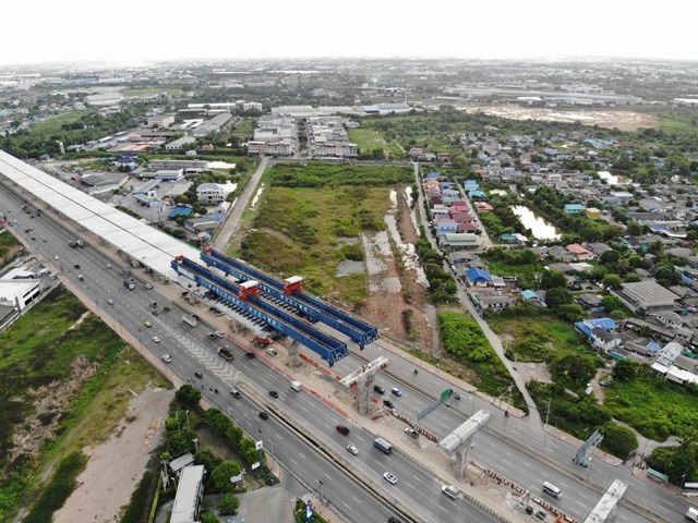 picture Beautiful land for sale, dark green city plan, land adjacent to road on three sides, land size 31-1-32.1 rai - 3/7