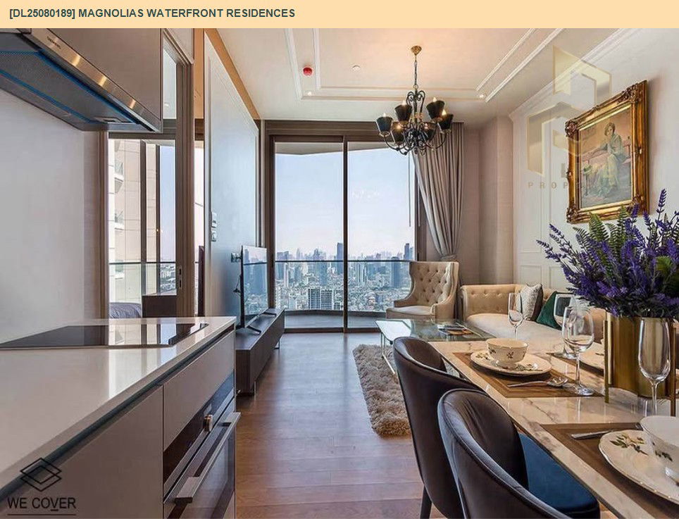 picture MDL25080189 Condo for rent, Magnolias Waterfront Residences near BTS Saphan Taksin, ready to move in, call urgently 0656133286 LineID @655ebbvc - 8/9