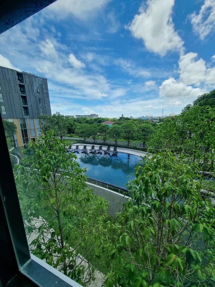 รูป 🍀ให้เช่าคอนโด Atmoz Tropicana Bangna ใกล้ MRT ศรีเอี่ยม 26 ตรม.ห้องสวย มีเครื่องซักผ้า เช่าเพียง 12000- - รูปที่ 11/13