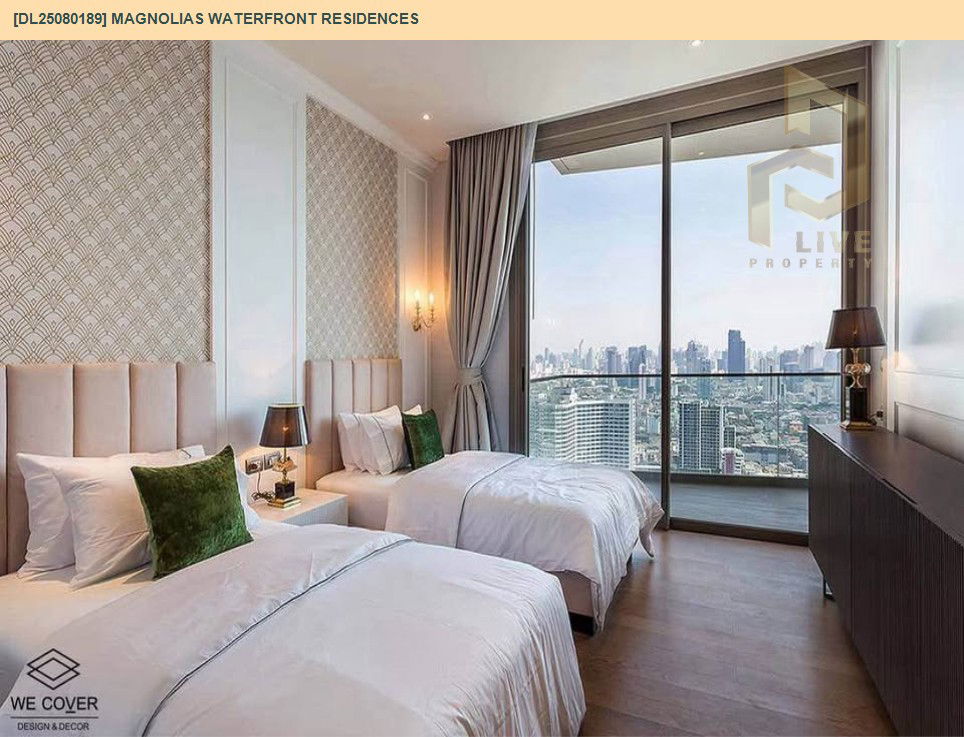 picture MDL25080189 Condo for rent, Magnolias Waterfront Residences near BTS Saphan Taksin, ready to move in, call urgently 0656133286 LineID @655ebbvc - 5/9