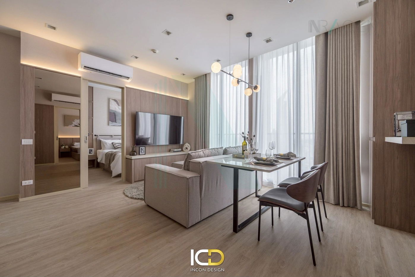 picture 🚩 For Rent Condo NOBLE STATE 39 Building Y, Floor 34,2 bed room, Room size 60 sqm - 5/8
